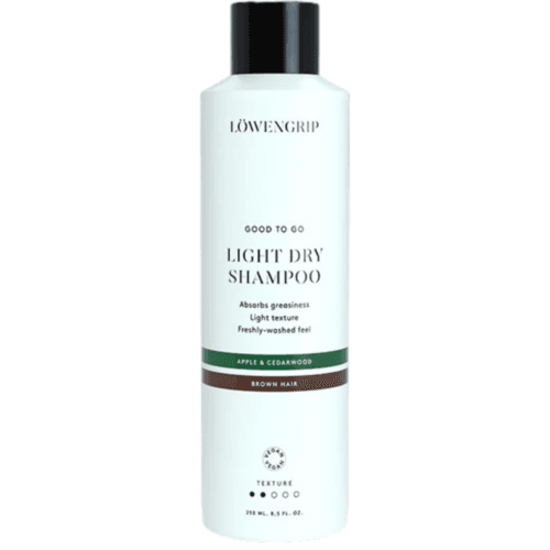 Löwengrip Lengvas sausas šampūnas rudiems plaukams Apple & Cedarwood (250ml)