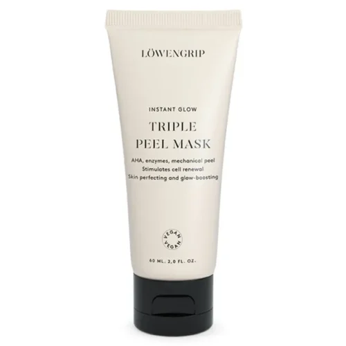 Löwengrip Instant Glow Trigubo poveikio eksfoliuojanti veido kaukė (60 ml)