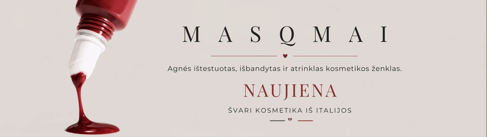 MASQMAI - Švari kosmetika iš Italijos!