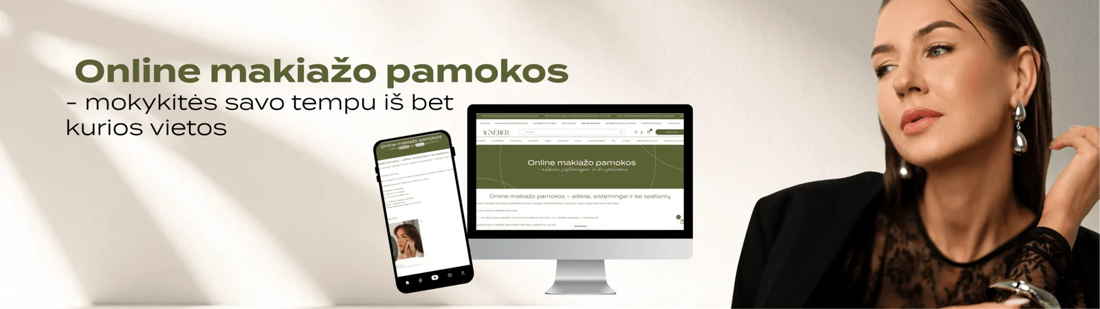 Agne Ber Online makiažo pamokos